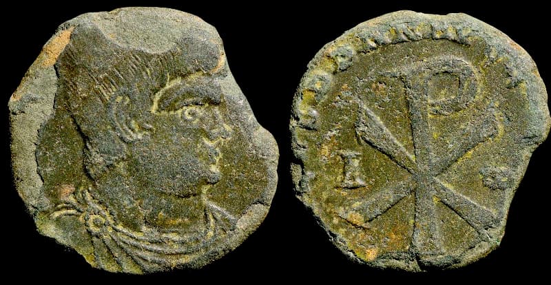 Magnêncio - Moeda Romana Imperial - Centenionalis - 350-353 d.C
