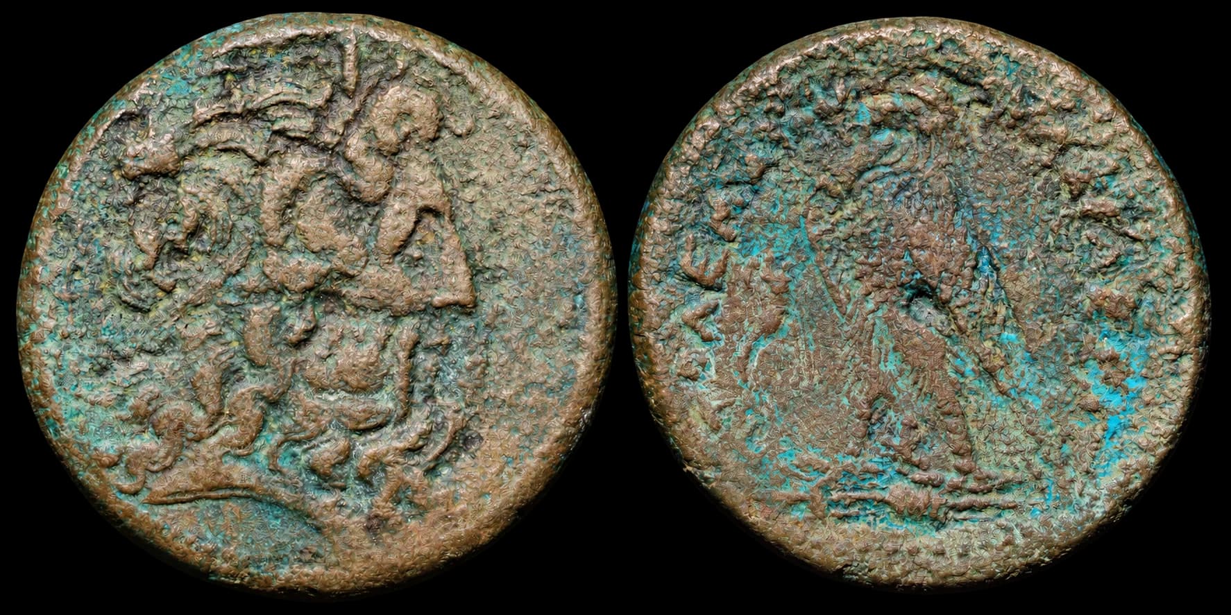 Ptolomeu III Evérgeta - Hemidracma - Alexandria - 246-222 a.C