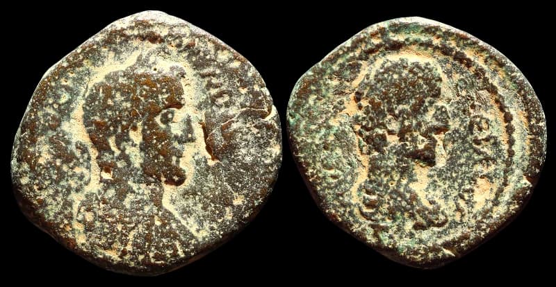 Arábia, Gadara - Moeda Provincial Romana - 138-161 d.C