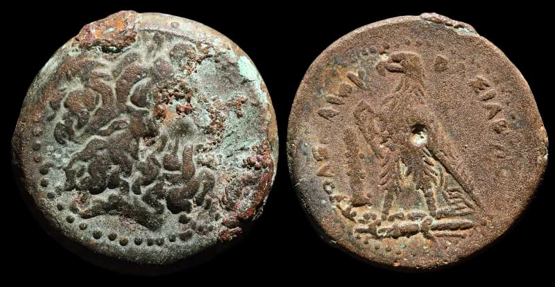 Ptolemeu III Evérgeta - Hemiobol - Tiro - 246-222 a.C