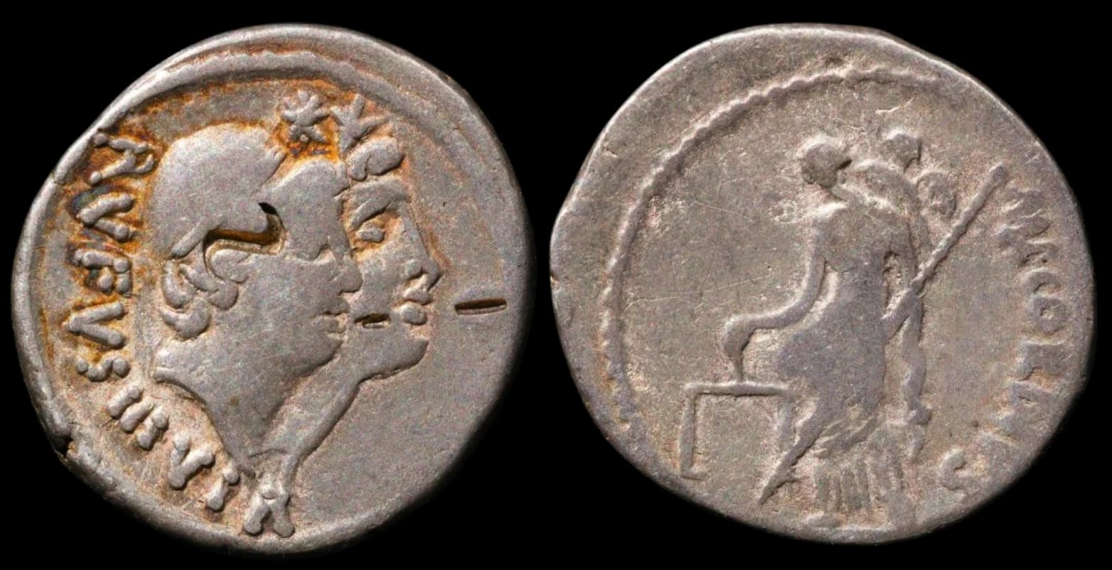 Mn Cordius Rufus - Denário - Roma - 46 a.C