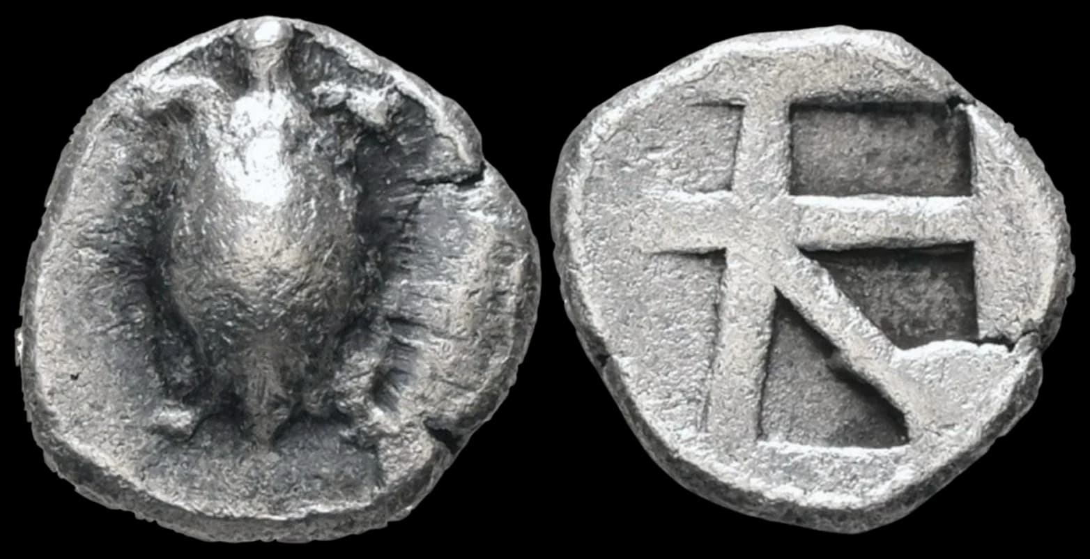 Aegina - Óbolo - 480-457 a.C
