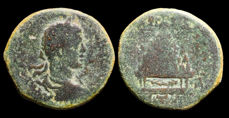 Capadócia, Cesareia Mazaca - Moeda Provincial Romana - 222-235 d.C