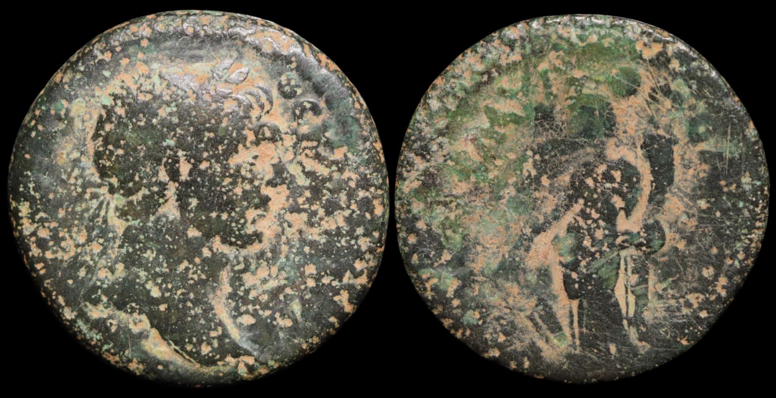 Trajano - Moeda Provincial Romana - Flaviopolis - 113 d.C