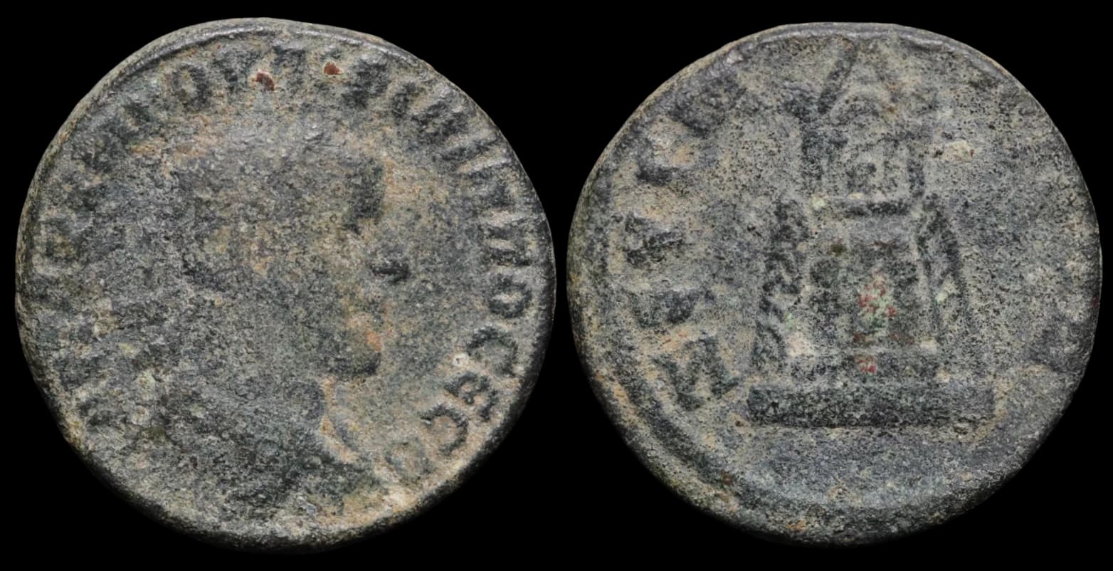 Comagena, Zeugma – Filipe II - Moeda Provincial Romana - 247-249 d.C