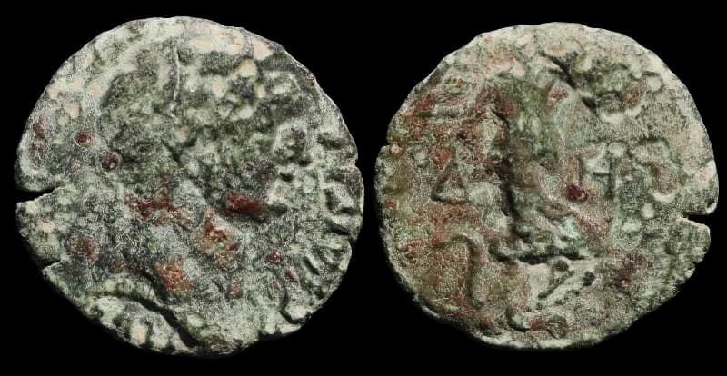 Domiciano - Moeda Provincial Romana - Side - 81-96 d.C