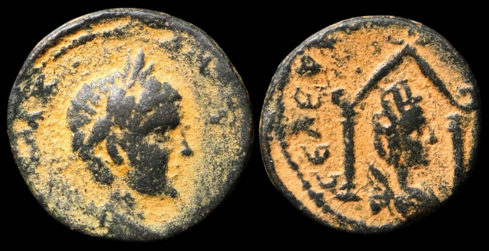 Elagábalo - Síria Coele - Moeda Provincial Romana - Laodiceia ad Mare, Elagábalo - 218-222 d.C