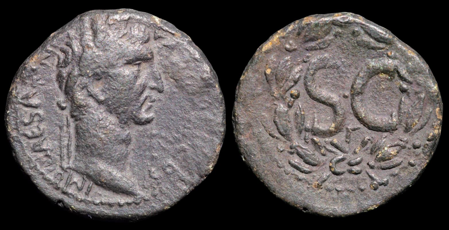 Nerva - Moeda Provincial Romana - Antioquia - 96-98 d.C