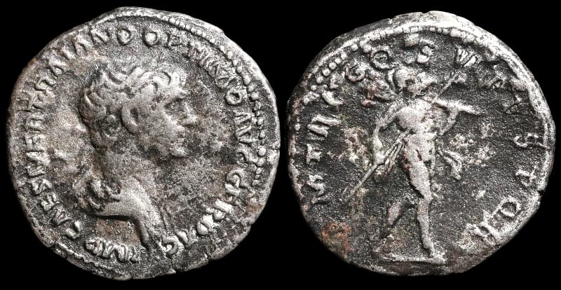 Trajano - Moeda Romana Imperial - Denário - 116 d.C