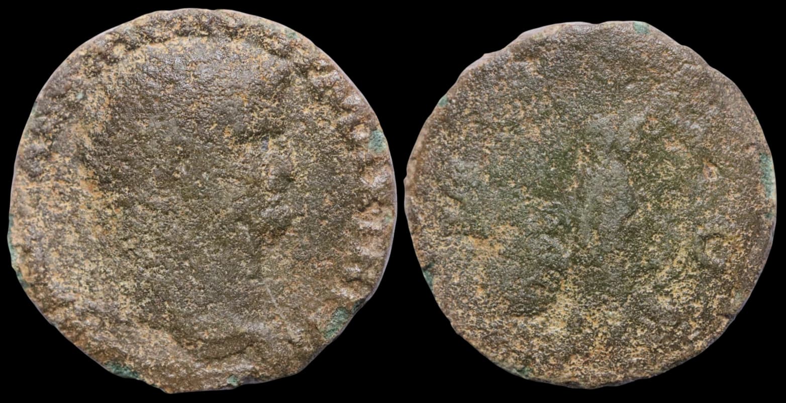 Nero - As - Lugdunum entre cerca de 64 e 67 d - 67 d.C
