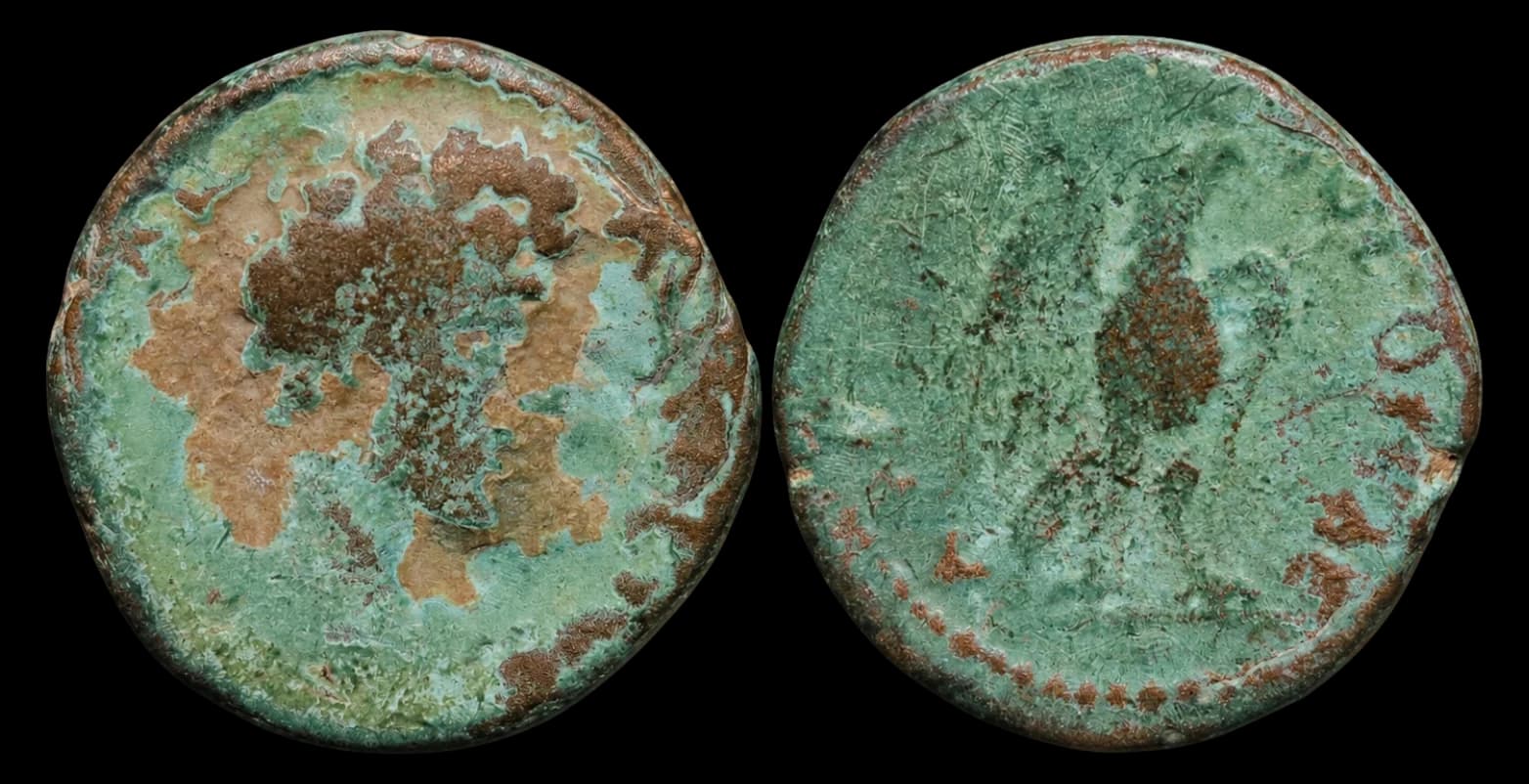 Marco Aurélio (César) - Moeda Provincial Romana - Antioquia da Pisídia - 138-161 d.C