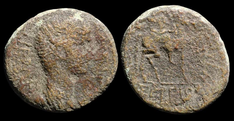Nero - Moeda Provincial Romana da Frígia - 50-54 d.C