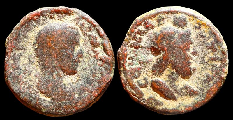 Bostra - Moeda Provincial Romana da Arábia - 222-235 d.C