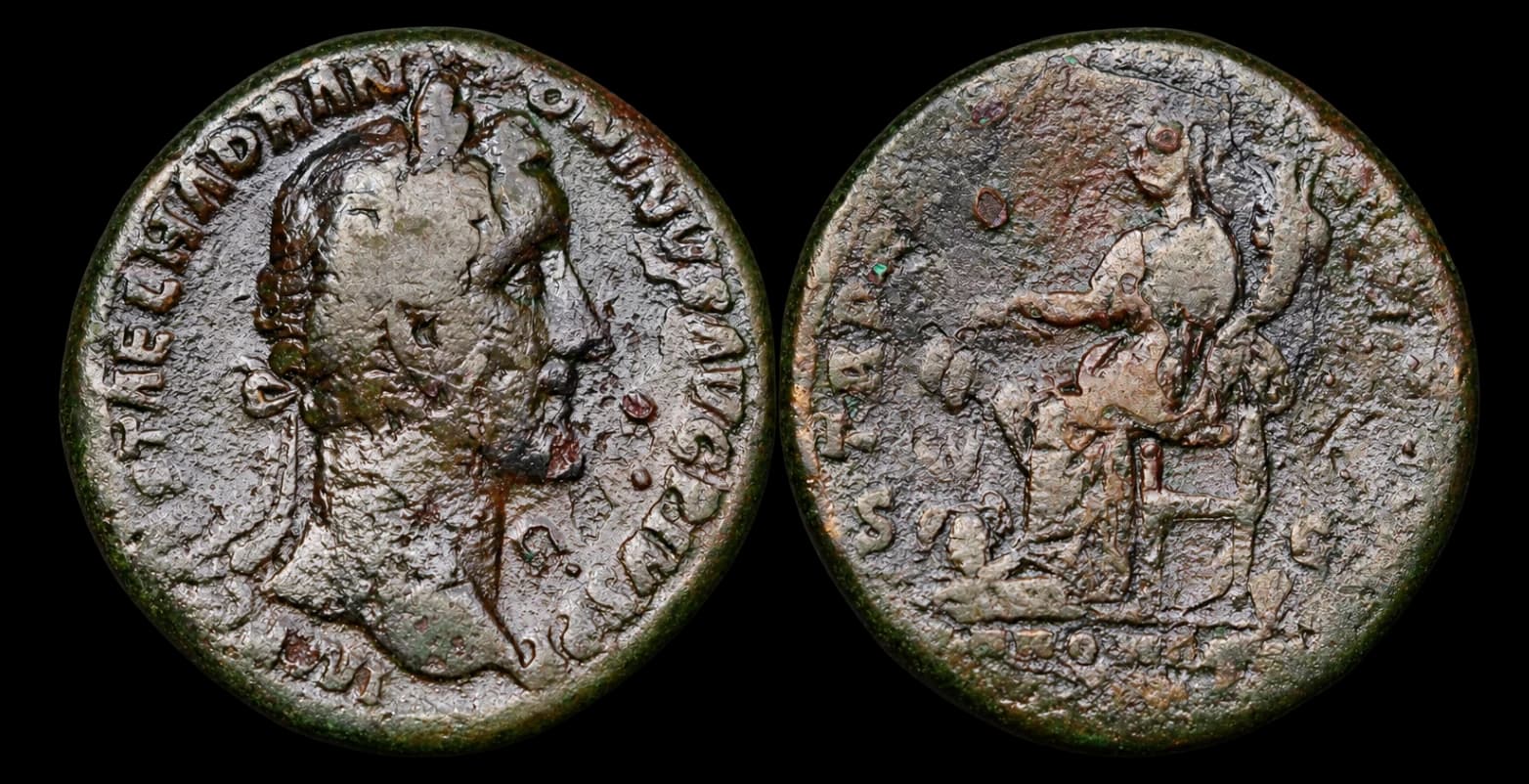 Antonino Pio - Sestércio - Roma - 138-161 d.C