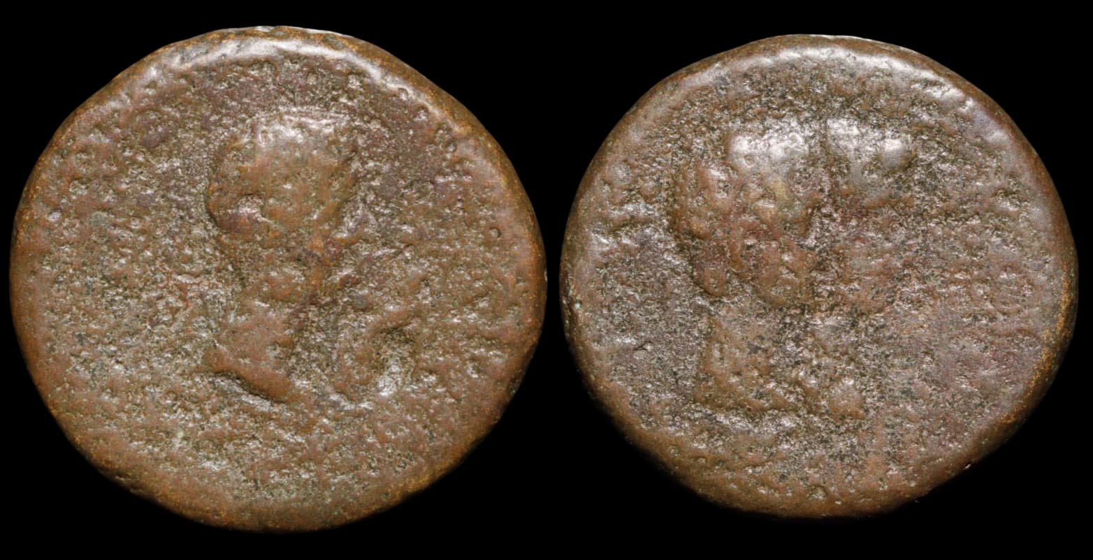 Trácia, Reino de Rhoemetalces I, sob Augusto - Moeda Provincial Romana - oficina incerta da Trácia - 11 a.C