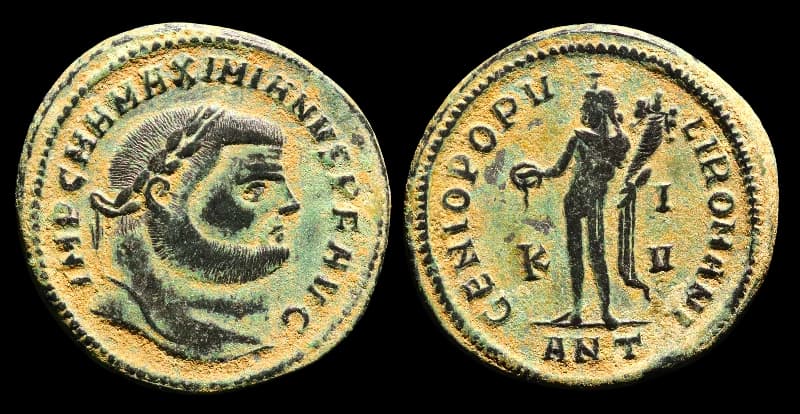Maximiano - Nummus - Antioquia - 300-301 d.C