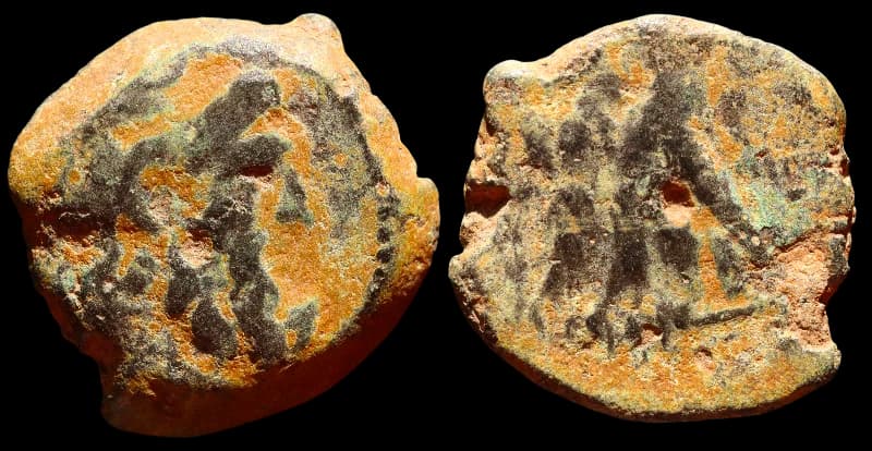 Cleópatra III e Ptolemeu IX - Alexandria - 116-51 a.C