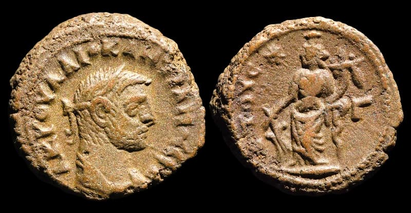 Diocleciano - Moeda Provincial Romana - Alexandria - 286-287 d.C
