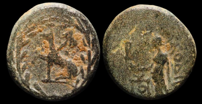 Tibério - Moeda Provincial Romana - Laodiceia ad Lycum - 14-37 d.C