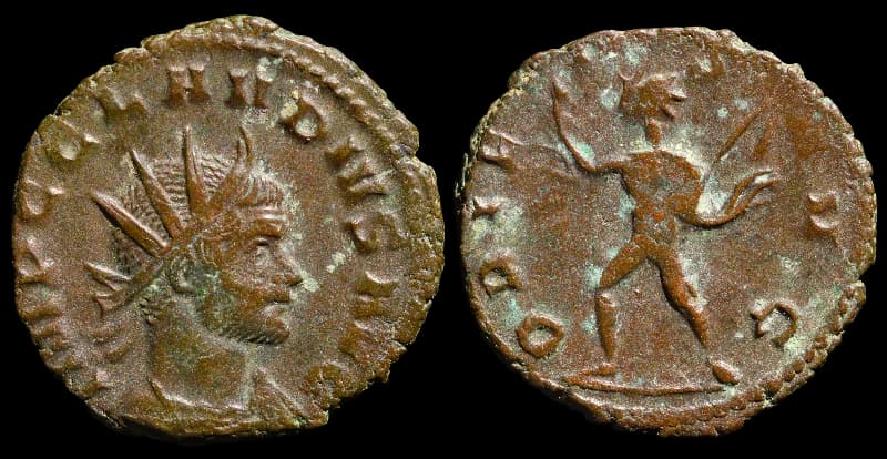 Cláudio II Gótico - Antoniniano - Roma entre setembro de 268 e janeiro de 269 d - 268-270 d.C