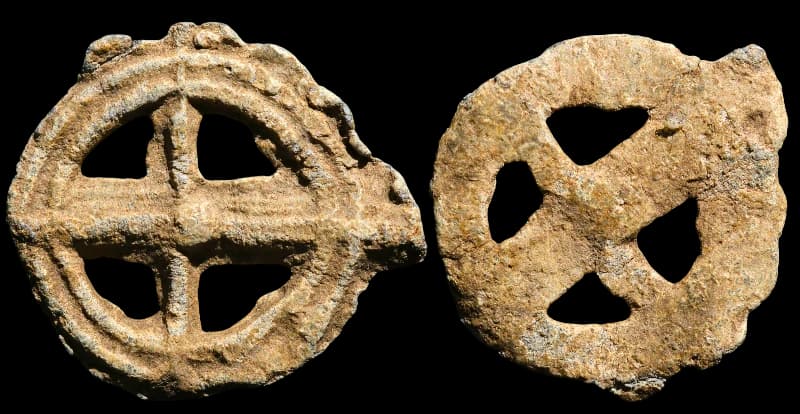 Rouelle da Gália Céltica - Objeto Proto-Monetário Celta - As - 100 a.C