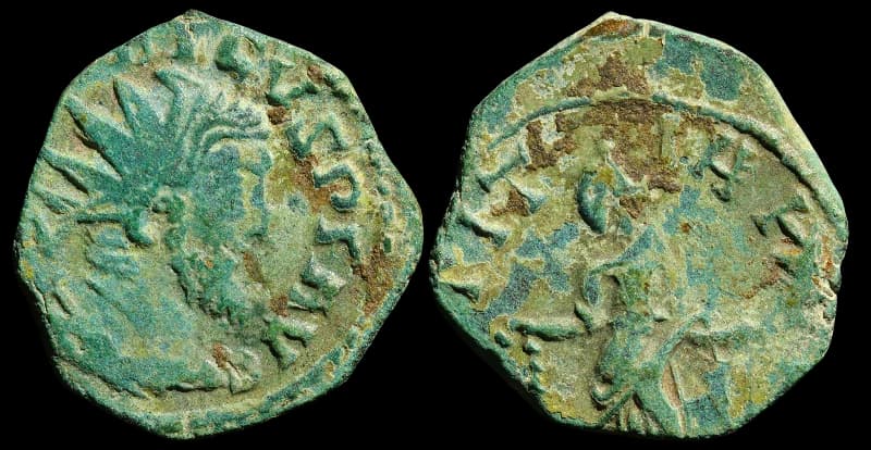 Tétrico I - Moeda Romana Imperial - Antoniniano - Colonia Agrippinensis - 272 d.C
