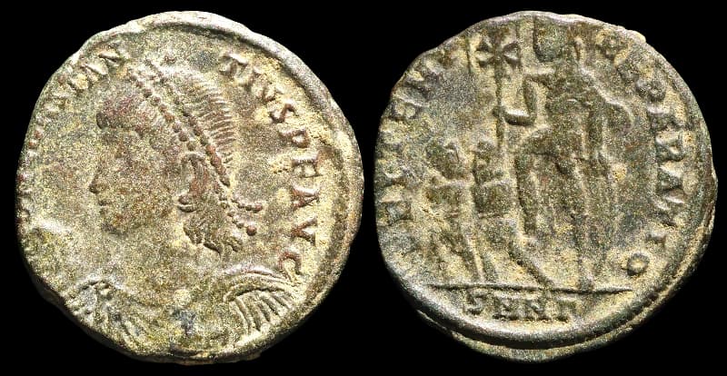 Constâncio II - Follis - Nicomédia - 337-361 d.C