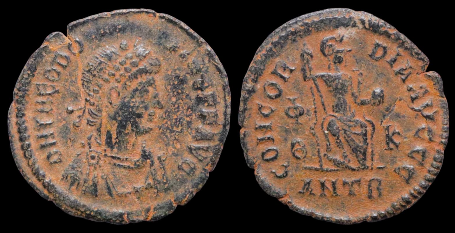 Teodósio I - Follis - Antioquia - 379-395 d.C