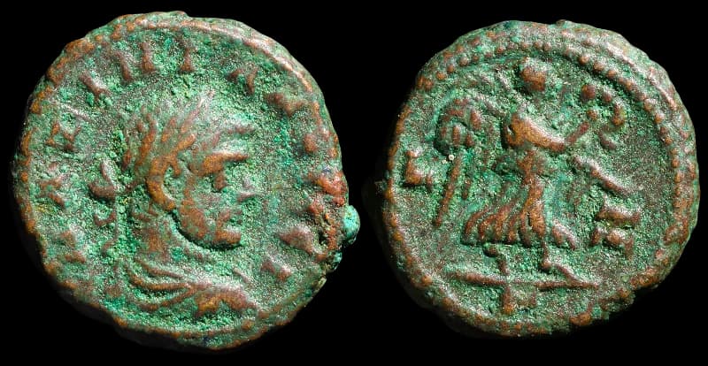 Maximiano - Moeda Provincial Romana - Tetradracma - Alexandria - 286-305 d.C