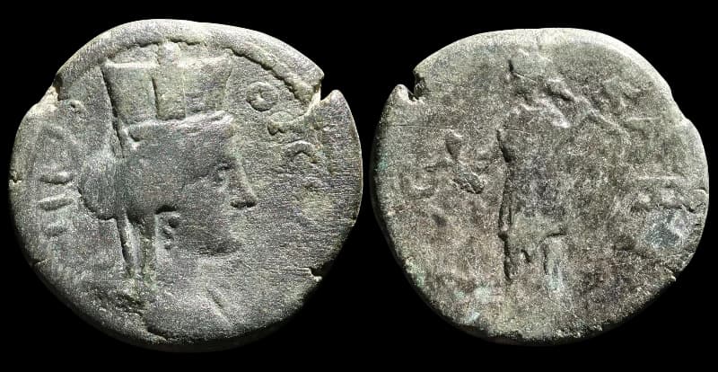 Macedônia, Tessalônica - Moeda Provincial Romana - 177-192 d.C