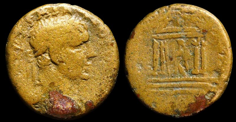 Trajano - Oricalco - Moeda Provincial Romana - Pérgamo, Trajano - 98-117 d.C